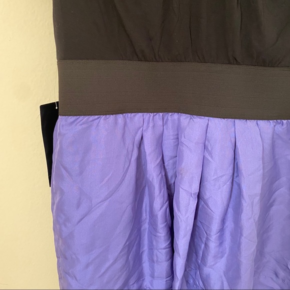 NWT Bebe Gwenn Dress Purple and Black - Picture 8 of 10